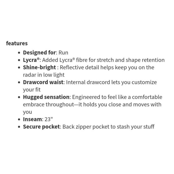 LULULEMON On Your Mark Crop (23") Heathered Black / Black Size 6 Active Running - Picture 11 of 15